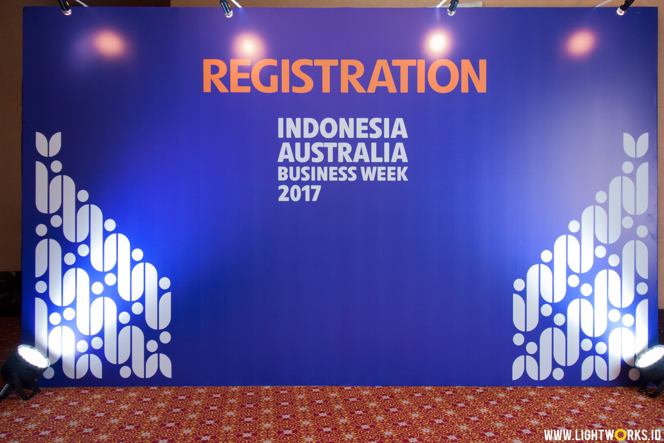 Indonesia Australia Business Week 2017 | Venue at The Ritz-Carlton Mega Kuningan | Sound system by Soundworks Jakarta | Lighting by Lightworks
