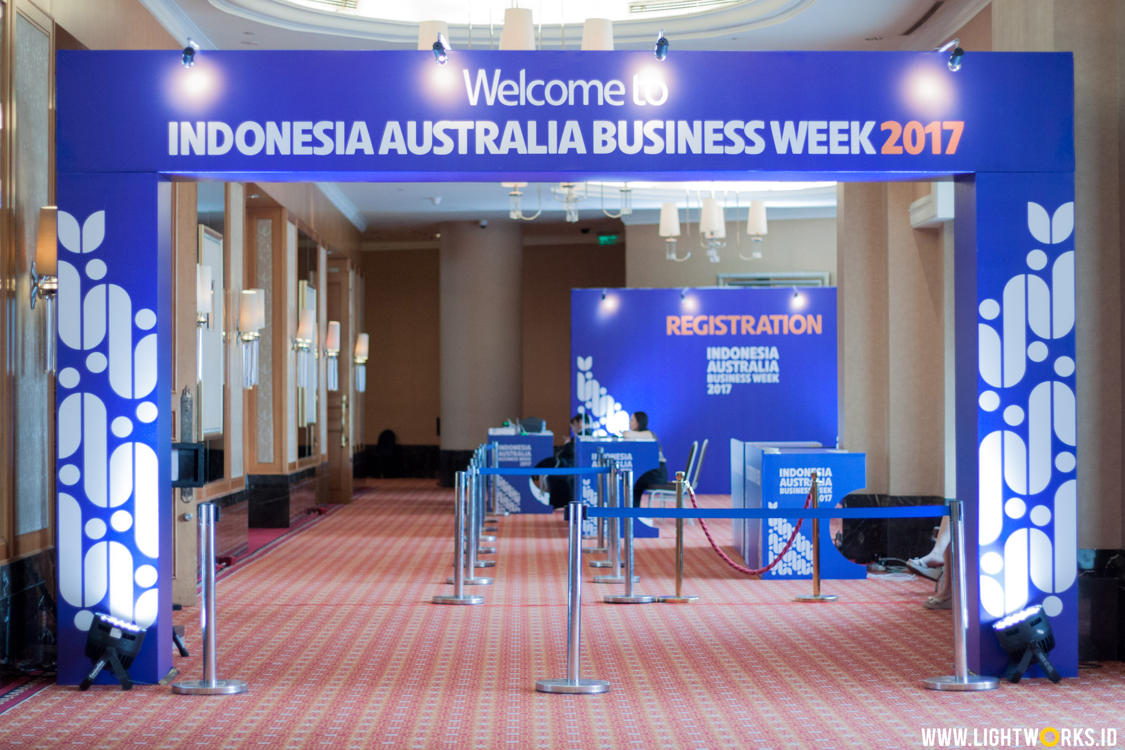 Indonesia Australia Business Week 2017 | Venue at The Ritz-Carlton Mega Kuningan | Sound system by Soundworks Jakarta | Lighting by Lightworks