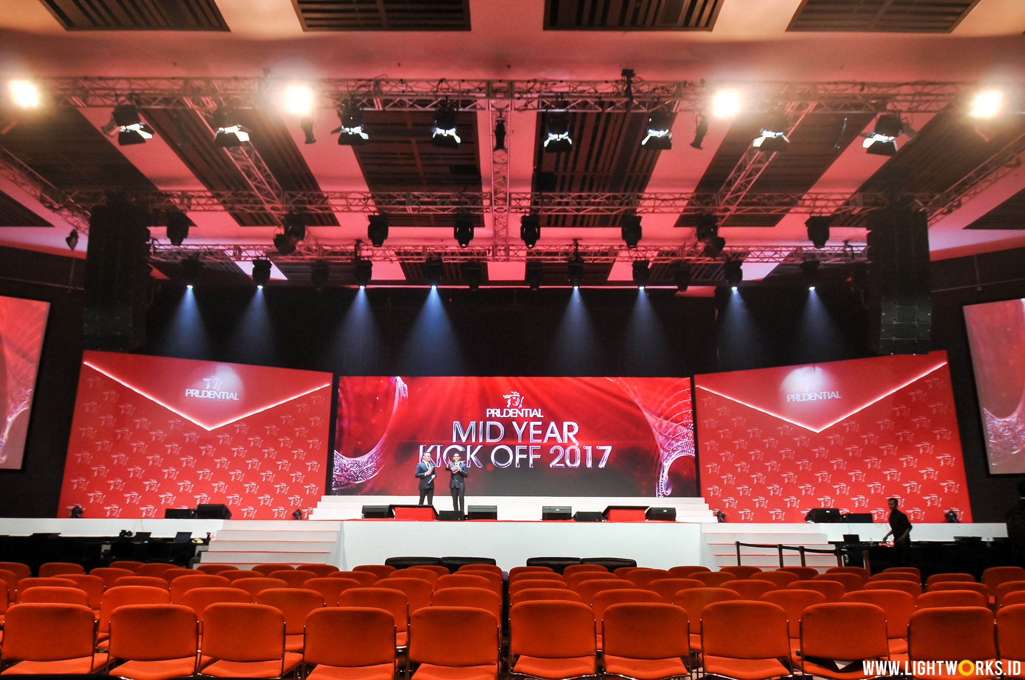 Prudential Mid Year Kick Off 2017 | Venue at The Kasablanka | Lighting designer Natan Budiman | Lighting by Lightworks