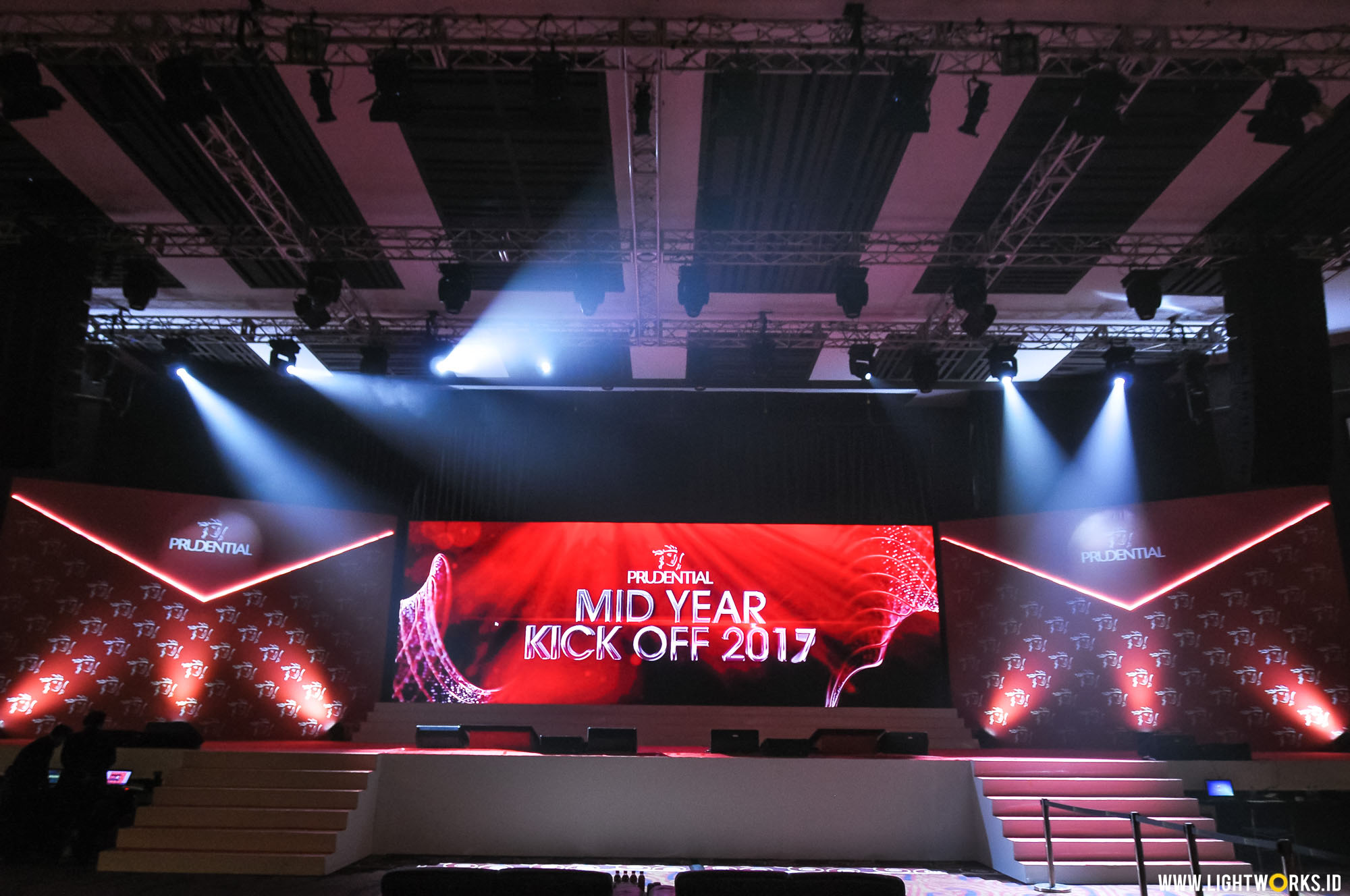 Prudential Mid Year Kick Off 2017 | Venue at The Kasablanka | Lighting designer Natan Budiman | Lighting by Lightworks