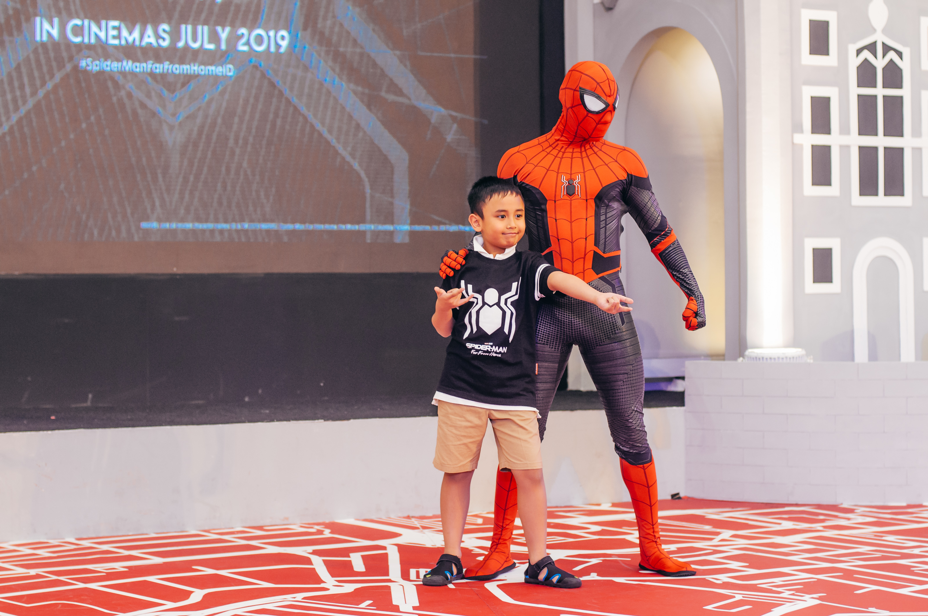 Spider-Man Meet and Greet | Venue at Senayan City | Lighting by Lightworks
