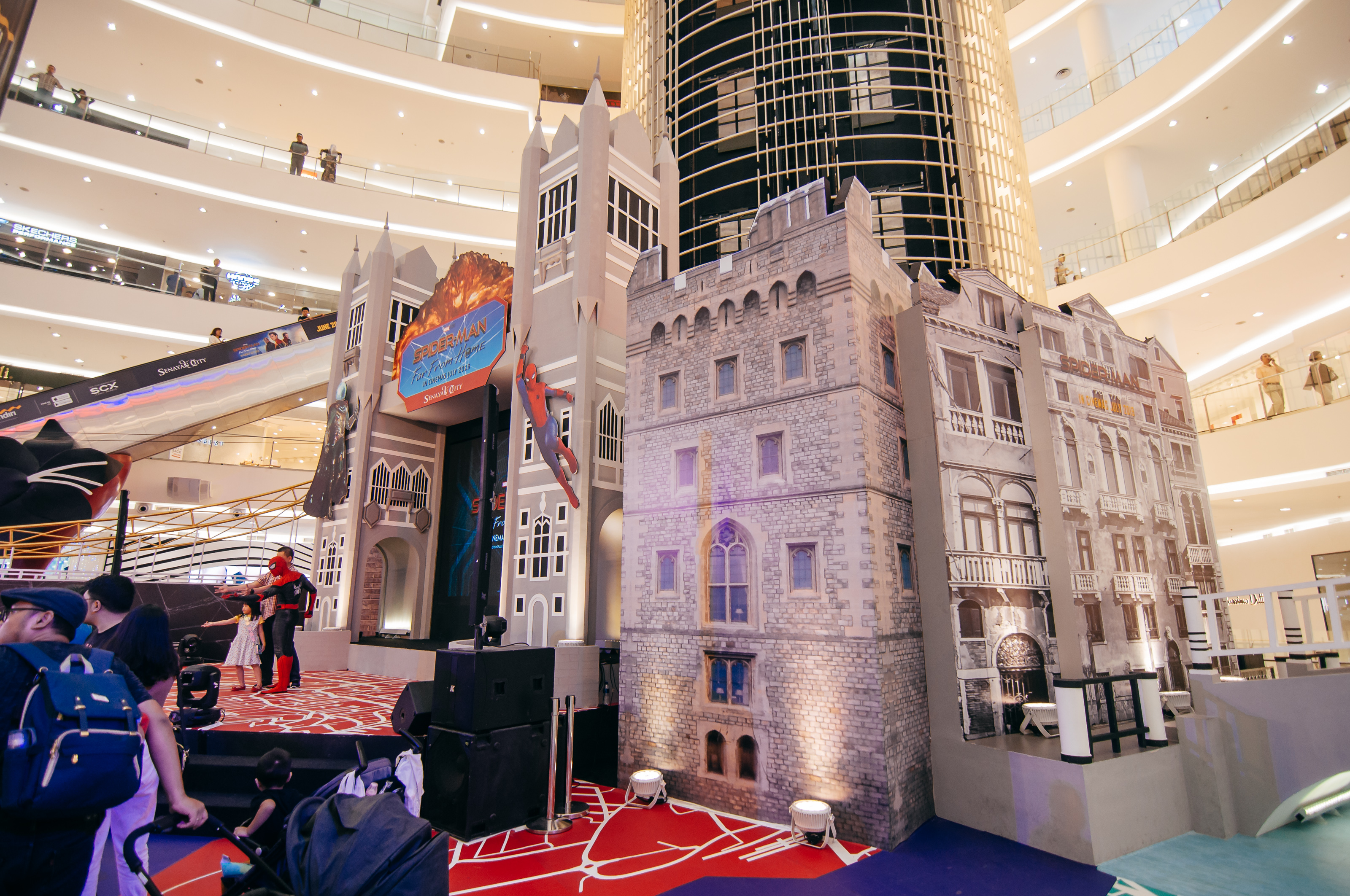 Spider-Man Meet and Greet | Venue at Senayan City | Lighting by Lightworks