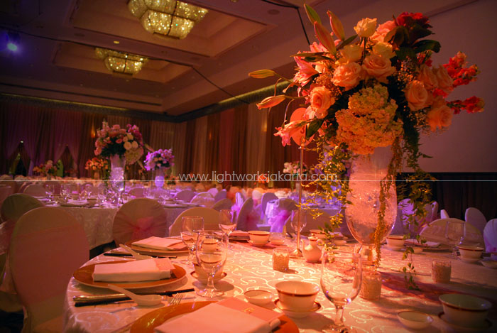 Decoration by ; Located in Four Seasons Hotel Ballroom ; Lighting supported by Lightworks