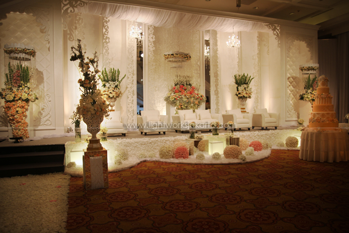 Decoration by ; Located in J.W. Marriot Hotel Ballroom ; Lighting supported by Lightworks