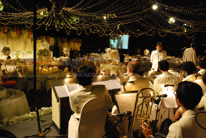 Decoration by Soeryanto ; Located in Ritz-Carlton Hotel Ballroom - Kuningan ; Lighting by Lightworks