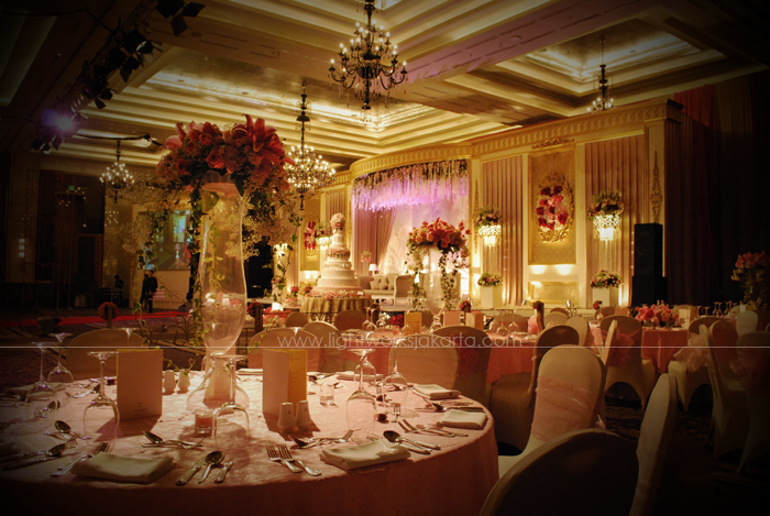 Decoration by ; Located in Grand Ballroom Kempinski, Jakarta ; Lighting by Lightworks