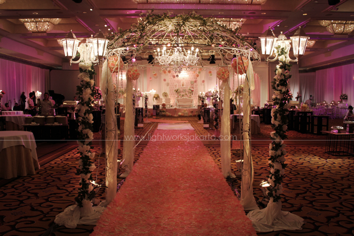 Decoration by Butterfly Event ; Located in Four Seasons Hotel Ballroom ; Lighting by Lightworks
