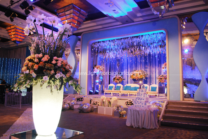 Aurelia & Jansen's Wedding ; Decoration by Lotus Design ; Located in Grand Hyatt ; Lighting by Lightworks