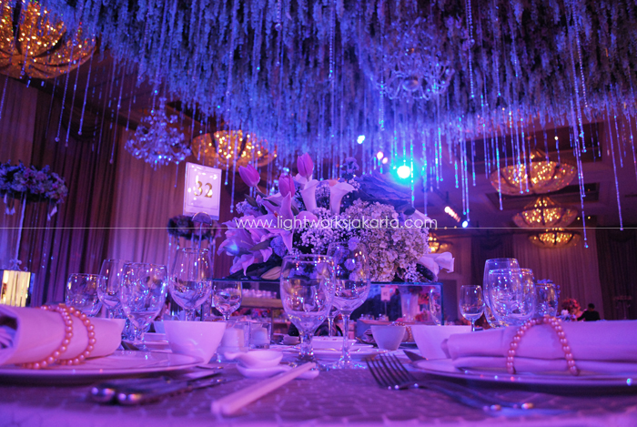 Decoration by Lavender Decoration ; Located in Hotel Mulia ; Lighting by Lightworks