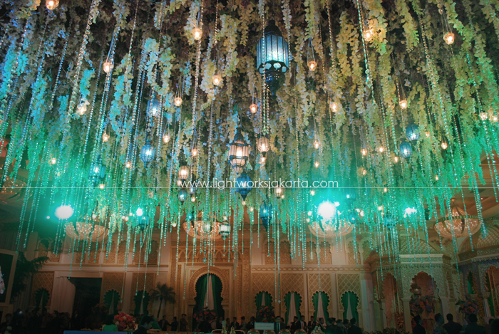 Rendhika & Katika's Wedding ; Decoration by Suryanto Decoration ; Located in Grand Ballroom Hotel Mulia ; Lighting by Lightworks