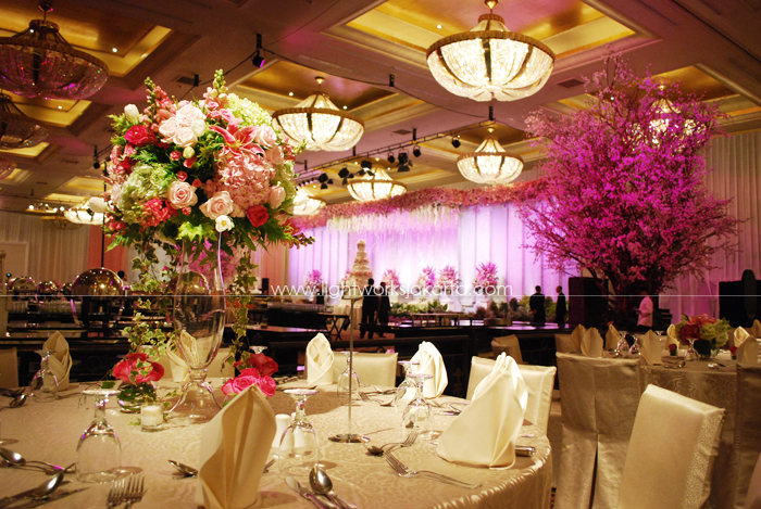 Albert and Yvonne's Wedding ; Decoration by Suryantp Decor ; Located in Grand Ballroom Hotel Mulia ; Lighting by Lightworks