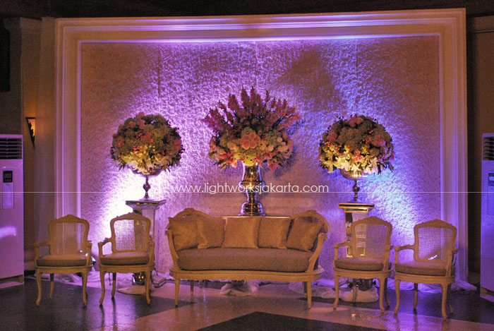Arofat and Catherine's Wedding ; Decoration by Nefi Decoration ; Located in Imperial Golf Karawaci ; Lighting by Lightworks