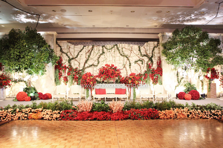 Rulli & Cherry's Wedding ; Decorated by Lotus Design; Located in Four Seasons Hotel; Lighting by Lightworks
