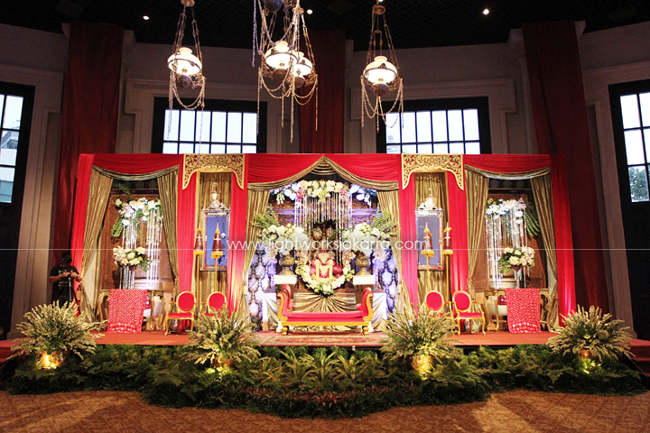 Jojo & Reisa's Wedding; Decorated by Rumah Kampoeng Dekorasi; Located in Sampoerna Strategic Building; Lighting by Lightworks