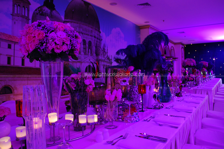 Karina 17th Birthday ; Decoration by Lotus Design ; Located in Onfive Grand Hyatt Hotel ; Lighting by Lightworks