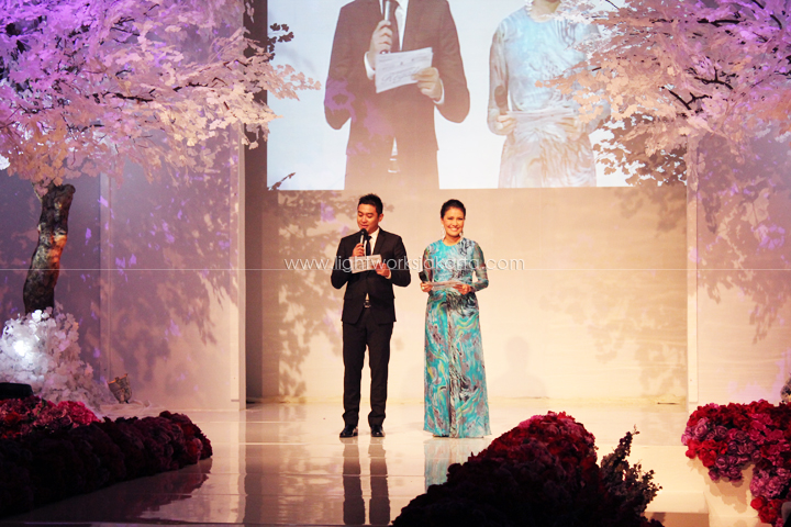 Bazaar Wedding Exhibition 2013: "Regalia"; Irgi and Becky in the Opening Night; Located in Shangri-La Hotel