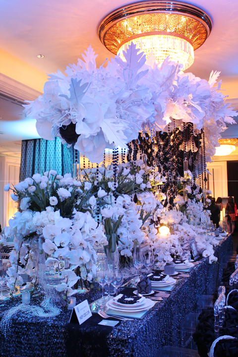 Wedding Exhibition Embrace: World's Coming Together;  Decoration by Nefi Decor; Located in Shangri-La Hotel; Lighting by Lightworks