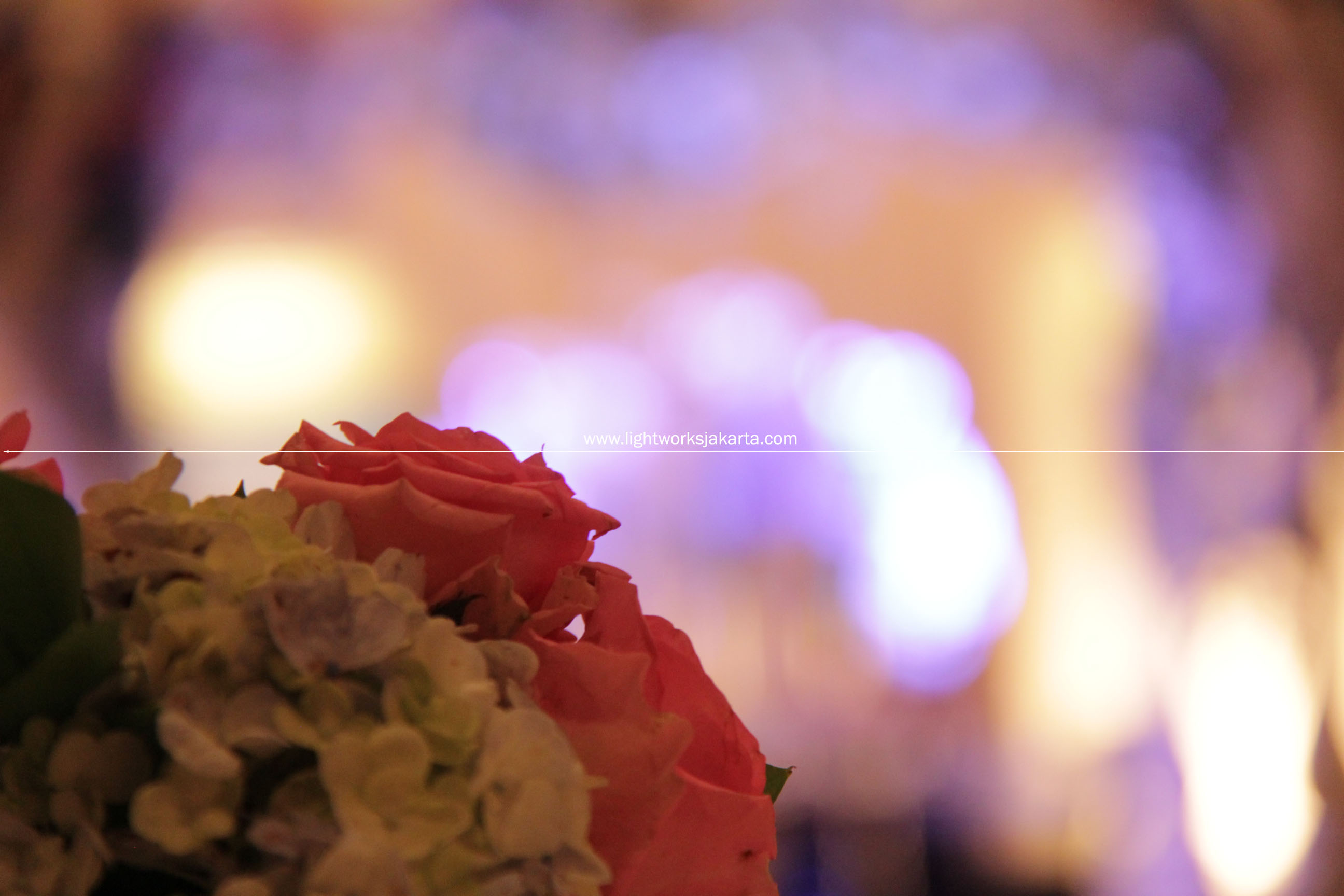 Edo Hokandar and Andriani Christianty’s Wedding; Venue at Ritz Carlton Pacific Place; Decoration by Feronique Tessa Hariawan & Stephanus F&F; Lighting by Lightworks