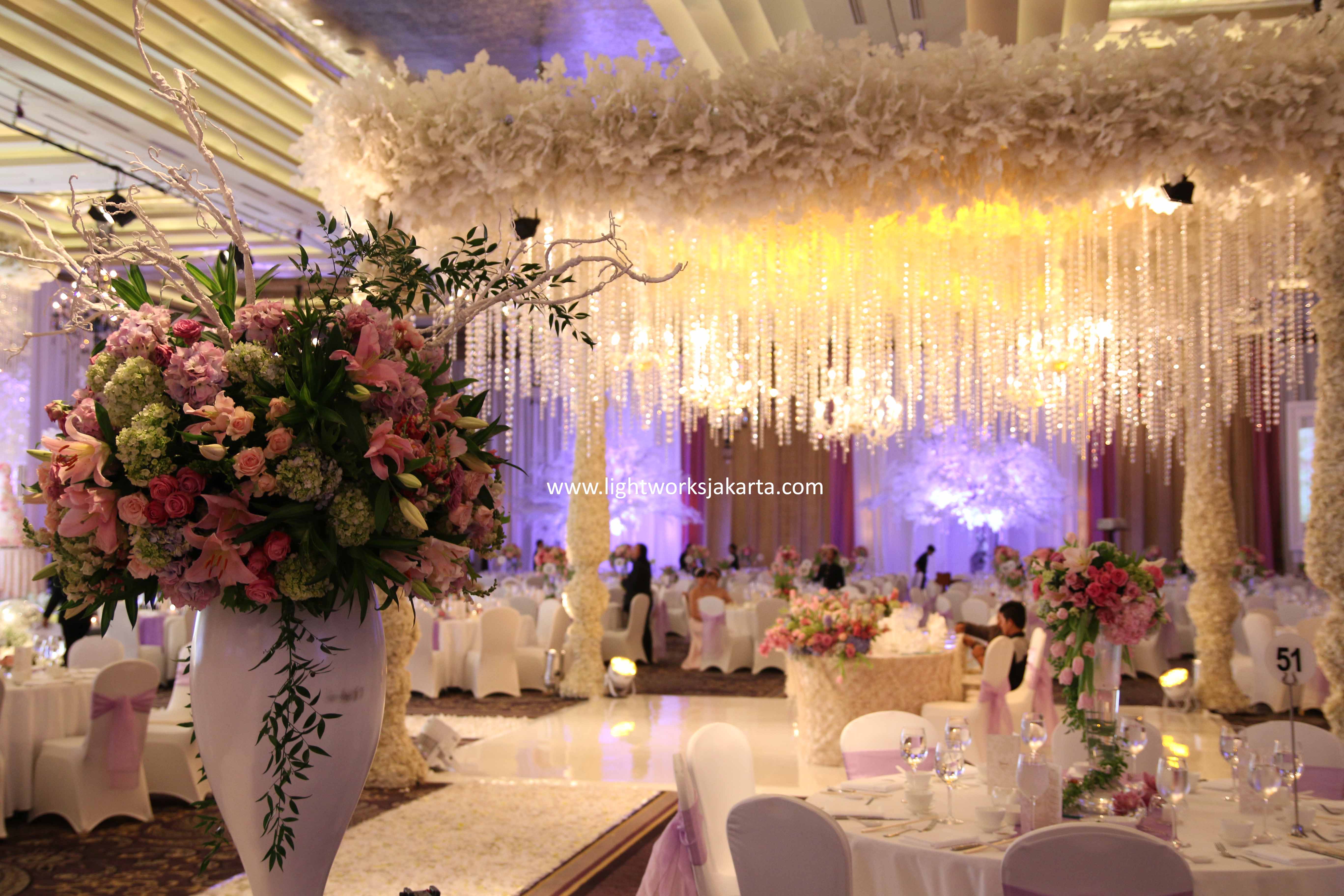 Alvin and Silvia's Wedding; Venue at Kempinski Hotel, Jakarta; Decoration by Lotus; Lighting by Lightworks