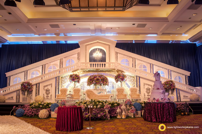 Andreas and Monica's Wedding Reception; Venue at JW Marriot; Organized by Private WO; Decoration by Grasida Decoration; Lighting by Lightworks