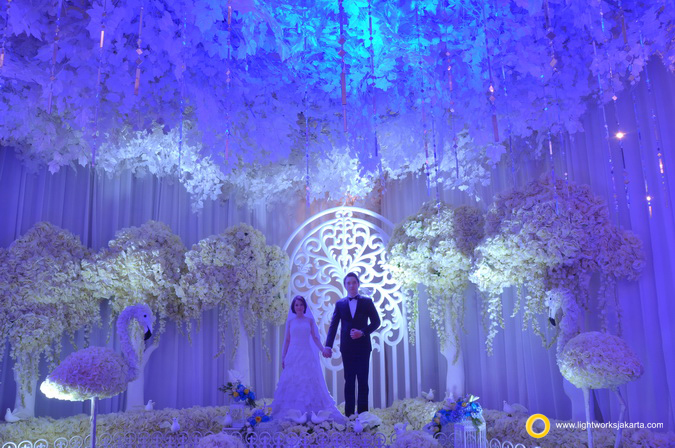 Daniel and Vera's Wedding Reception; Venue at Plaza Bapindo; Decoration by Grasida Decoration; Lighting by Lightworks