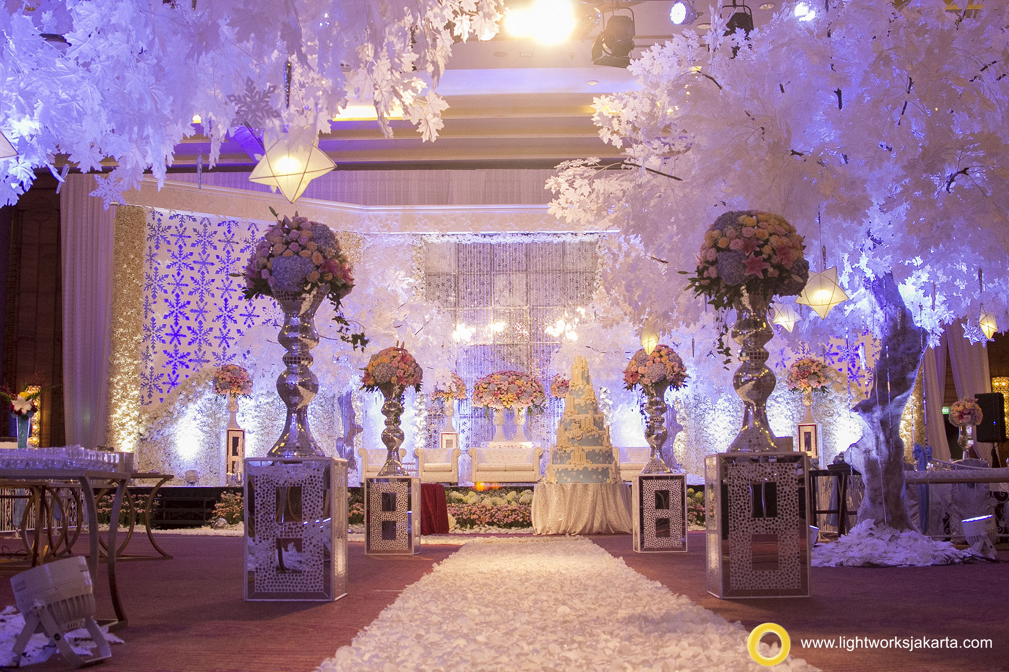 Hubert and Livia's Wedding Reception; Venue at Pullman Central Park Hotel; Decorated by Grasida Decoration; Lighting by Lightworks
