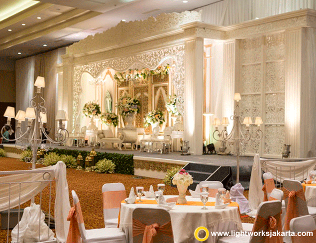 Ferry and Dita's Wedding Reception; Venue at Sasana Kriya; Decoration by Mawar Prada Decoration; Lighting by Lightworks