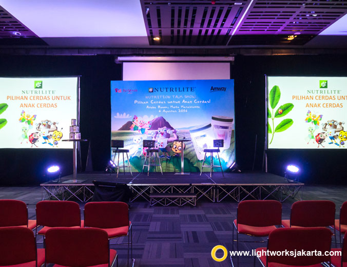 Nutrilife Parenting Seminary | Venue at The Kasablanka | Lighting by Lightworks Jakarta