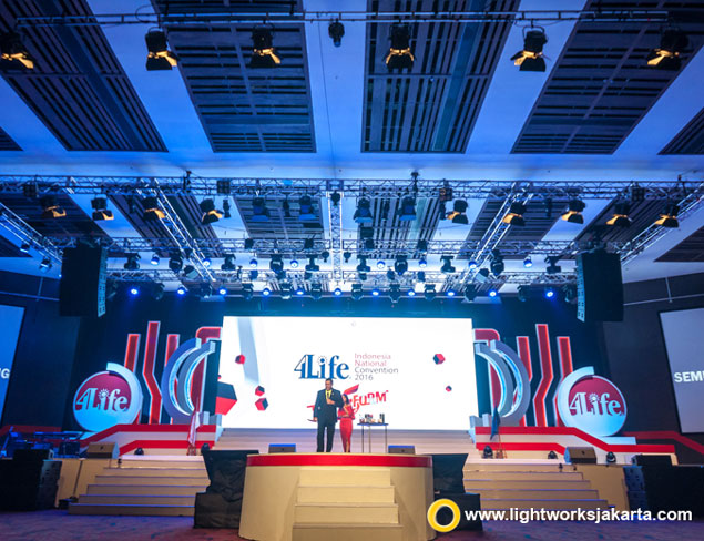 4Life | Venue at The Kasablanka | Lighting by Lightworks Jakarta