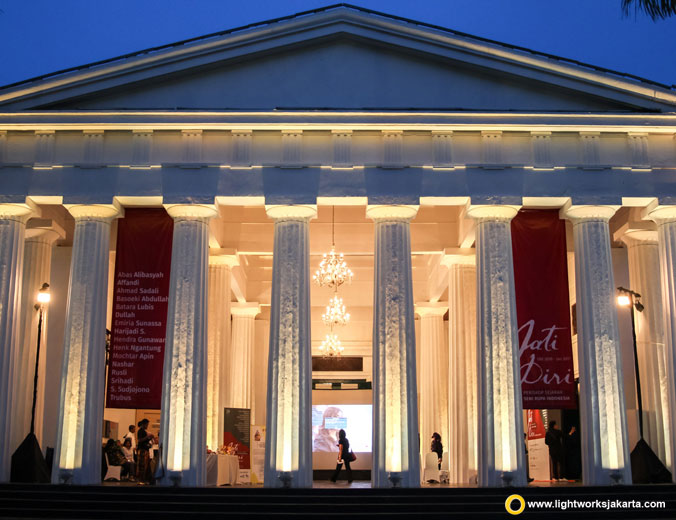 “Jati Diri” Periskop Sejarah Museum Indonesia | Venue at Museum Seni Rupa | Artist are Abas Alibasyah, Affandi, Ahmad Sadali, Basoeki Abdullah, Batara Lubis, Dullah, Emiria Sunassa, Harijadi Sumodidjojo, Hendra Gunawan, Henk Ngantung, Mochtar Apin, Nashar, Rusli, Srihadi, S. Sudjojono, and Trubus | Lighting by Lightworks