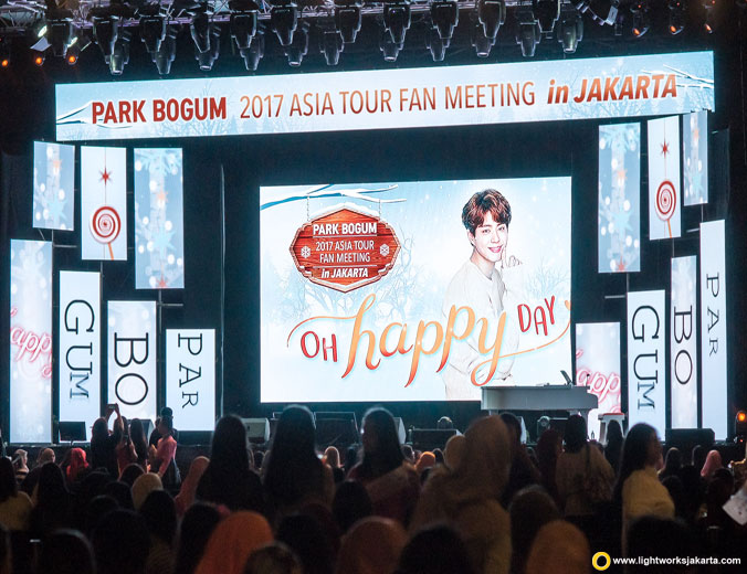 Park Bogum Fan Meeting | Venue at The Kasablanka Hall | Lighting by Lightworks