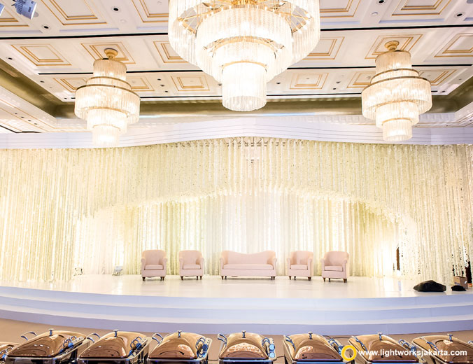 Wedding of Eka and Angelica | Venue at Four Seasons Hotel Jakarta | Decoration by Steve Decor | Lighting by Lightworks