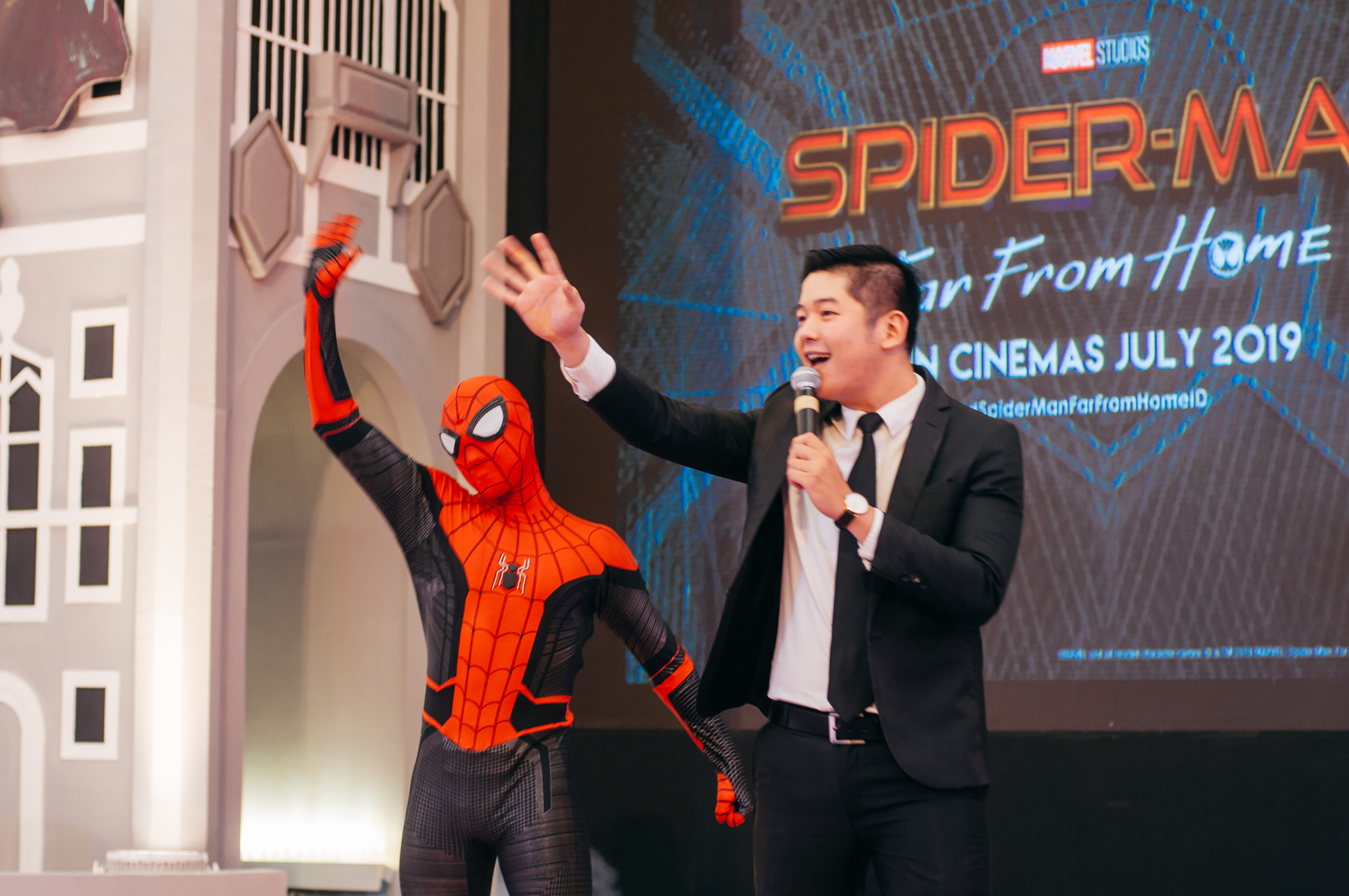 Spider-Man Meet and Greet | Venue at Senayan City | Lighting by Lightworks